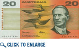 $20 Paper series banknote