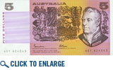$5 Paper series banknote