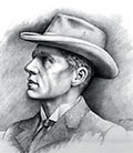 Portrait of AB 'Banjo' Paterson.